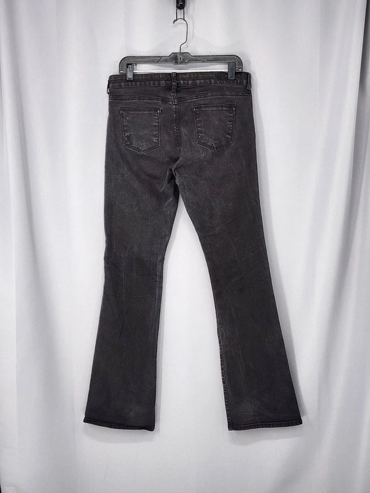 KUT From The Kloth Jeans Womens 10 Gray Farrah Baby Bootcut Stretch Denim - Image 3 of 4