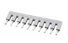 Image of QTY 30.   2002-410 Wago Jumper Bar , 10 Way , Light Grey
