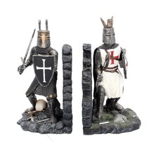 Image of Nemesis Now The Duel Bookends Historical Crusader Ornament Figurines