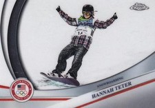 2026 Topps Chrome U.S. Winter Olympic & Paralympic Team Hannah Teter 48 USA