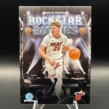 2025-26 Bowman Rockstar Rookies #RR-20 Kasparas Jakucionis Miami Heat