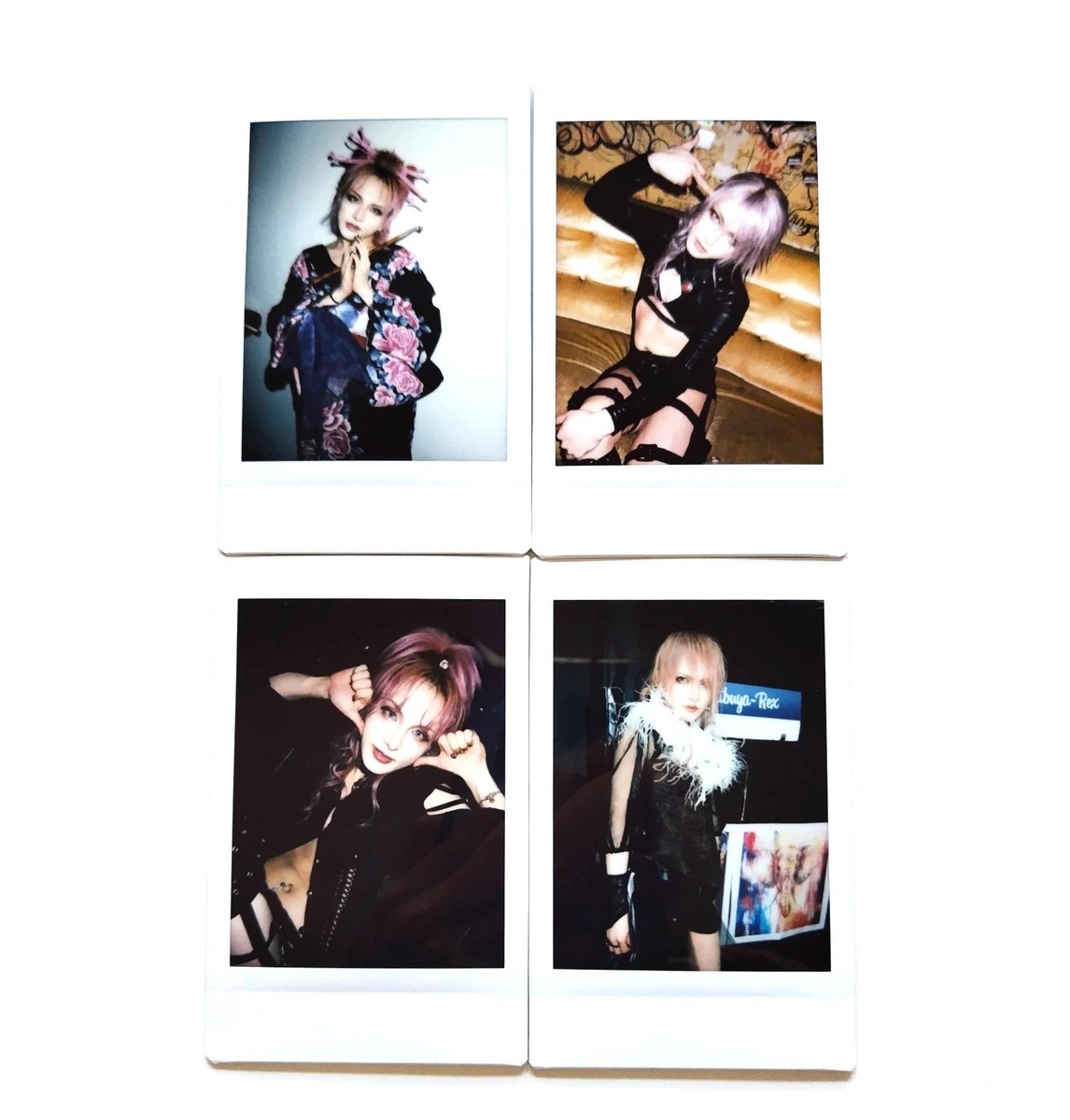 JILUKA Instax Cheki set of 4 all Sena Visual Kei Gothic Heavy