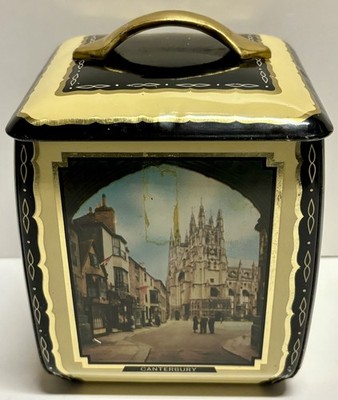 Vintage Edward Sharp & Sons Ltd Tin Featuring Famous British Cathedrals