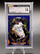 2025 Prizm Fifa Club World Cup ENDRICK Blue Seismic /275 #159 Real Madrid CGC 10