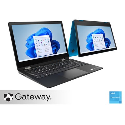 Gateway GWTC116 11.6'' HD 2-in-1 Intel Celeron N4020 1.1GHz 4GB RAM 64GB SSD W11H