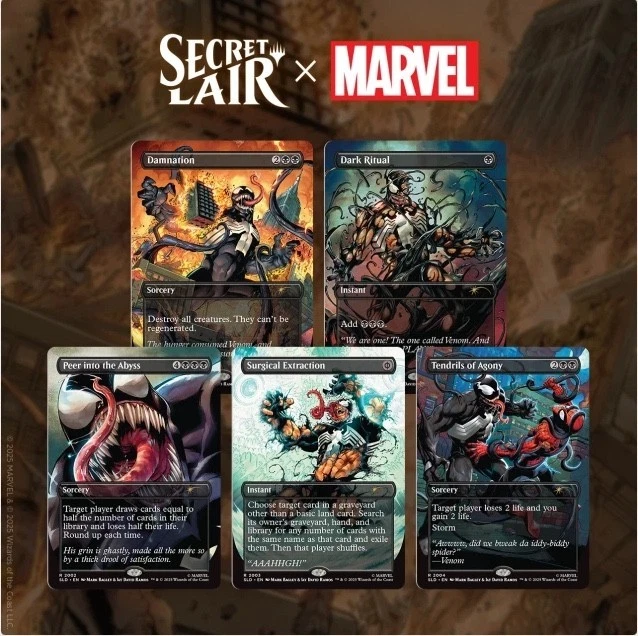 MTG Secret Lair x Spider-Man: Venom Unleashed (Colors) REGULAR - Sealed 🇺🇸 - Image 3 of 3