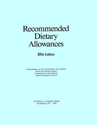 RECOMMENDED DIETARY ALLOWANCES By National Research Council & Committee On VG