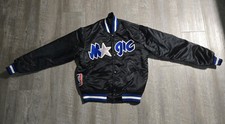 Orlando Magic Vintage 90s Starter Satin Bomber Jacket - NBA - Made in USA Size S