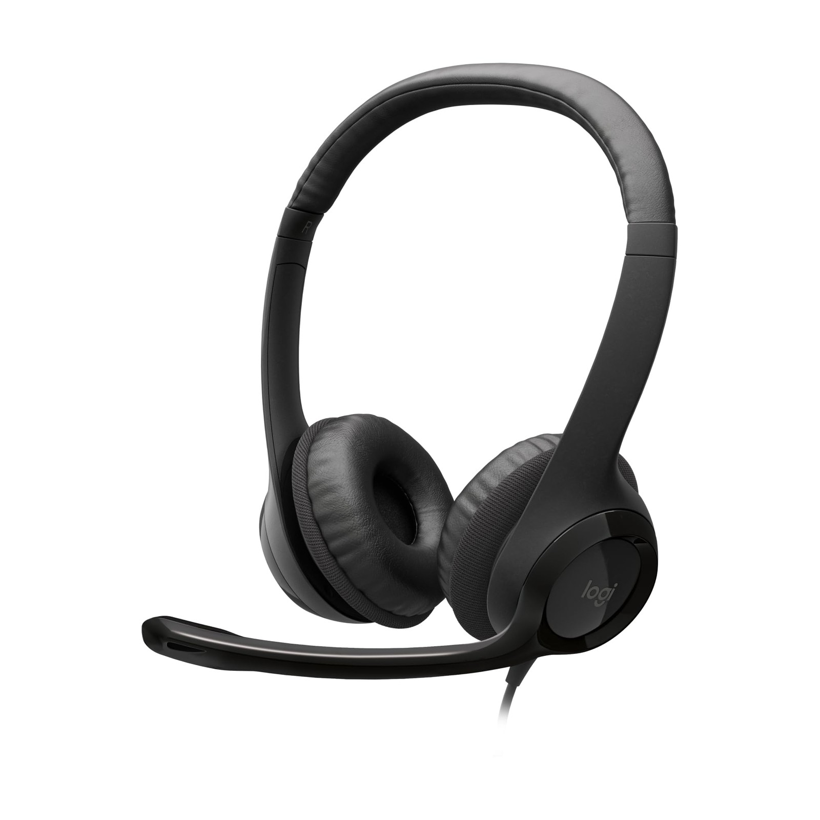 Cuffie Logitech H390 Auricolari Cablate Stereo con Microfono Nero