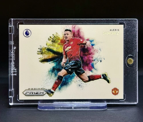 2019-20 Panini Prizm EPL Alexis Sanchez Color Blast Gold Power #3/5 SSP