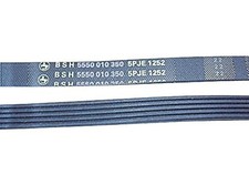 Courroie de machine à laver Bosch 1252-5PJE WFL1600EE01 354131-439491