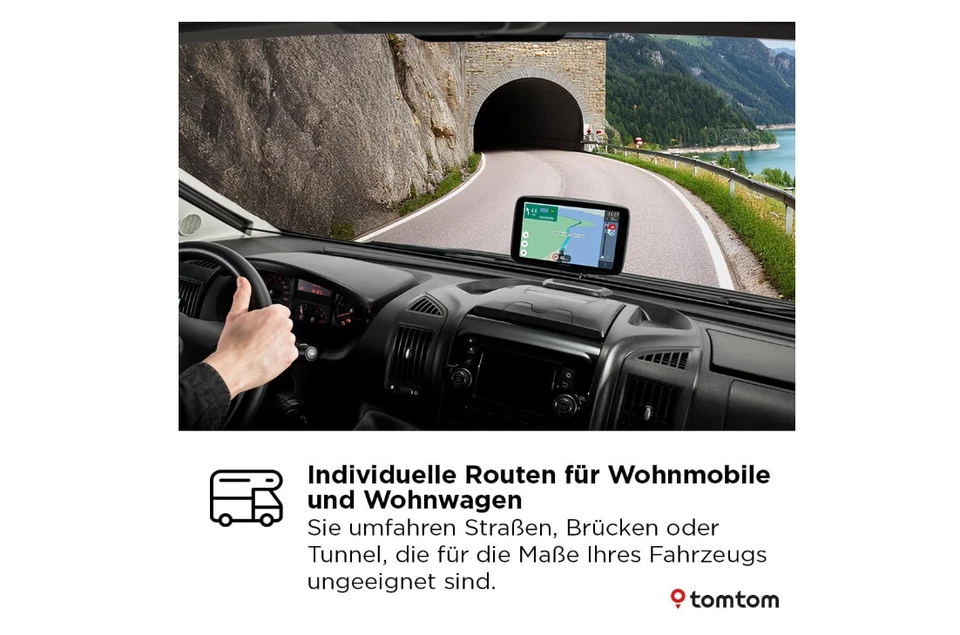 TomTom Camper Navi GO Camper Tour 2. Generation 6 Zoll Navigationsgerät - Bild 3 von 3