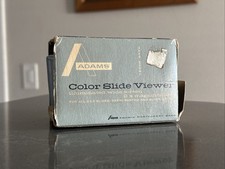 Adam  s Color Slide Viewer Illuminated Wide Screen 2x Magnification Vintage