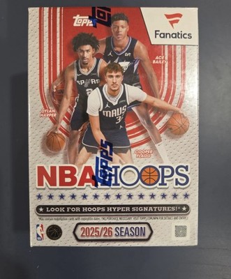 2025-26 ** FANATICS EXCLUSIVE ** TOPPS NBA HOOPS VALUE BLASTER BOX