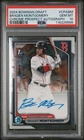 2024 BOWMAN DRAFT CHROME 1st AUTO #CPABM BRADEN MONTGOMERY🔥PSA 10 GEM MINT🔥