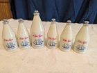 Vintage Empty Shulton Old Spice Bottles  After Shave and Cologne, Milk Glass