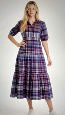 Womens Short Sleeve Pleated Long  Dress Ladies Solid Casual Baggy Swing Dresses