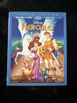 Disney Hercules Blu Ray +Dvd