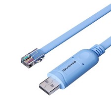 USB to RJ45 Console Cable, 10FT USB Serial Adapter, RS232 Serial Cable for Sw...