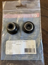 DT Swiss 15mm Thru Axle to 9mm Thru Bolt Conversion End Caps for 2011+ 240 Hub