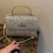 Disney Sparkling Gold Mini cross body Bag with Handle
