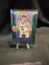 2024-25 Panini Prizm #2 Nikola Jokic Dominance Denver Nuggets Green