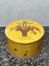 Vintage 'Houbigant' Paris C. 1930's - Face Powder/Blusher Card Box Flower Basket