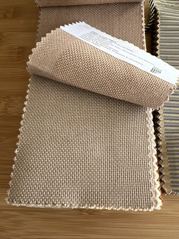 Lot 3 Fabric Sample Books 4” & 6” Squares Cotton, Polyester Weave Texture  - Image 4 of 4