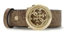 GUESS belt Janie Logo Adjustable Belt H30 W105 Latte Logo