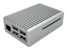 Full Armor Gehäuse für Raspberry Pi 5, silb...