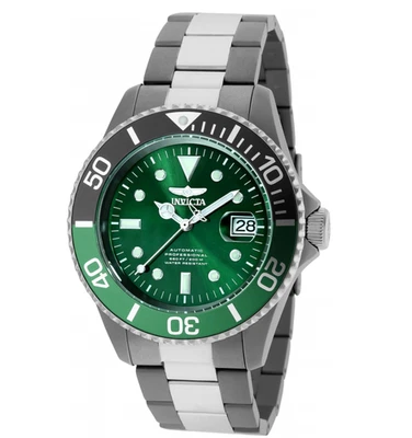 Reloj Invicta Pro Diver Completo Titanio Japón Automático NH35 Hombre 45mm Verde 36364 - Imagen 1 de 4