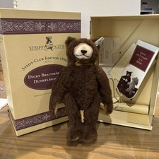 Steiff "Dicky Brown Bear" 1935 - Club Edition 1996 Brown, 32cm 420078 COA Box