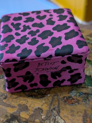 Vintage Betsey Johnson Floral Bangle Bracelet New With Tags Original Box NOS