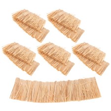 6 Pcs Miniature Straw Roof Thatch 20 X 5 cm Craft Thatched Roofing Material