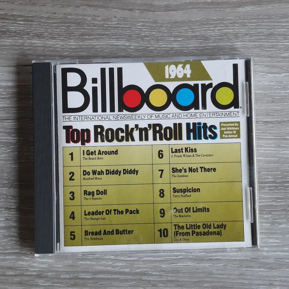 Billboard Top Rock 'n' Roll Hits CD Lot of 5 – 1963, 1964, 1966, 1968, 1970 - Image 4 of 4