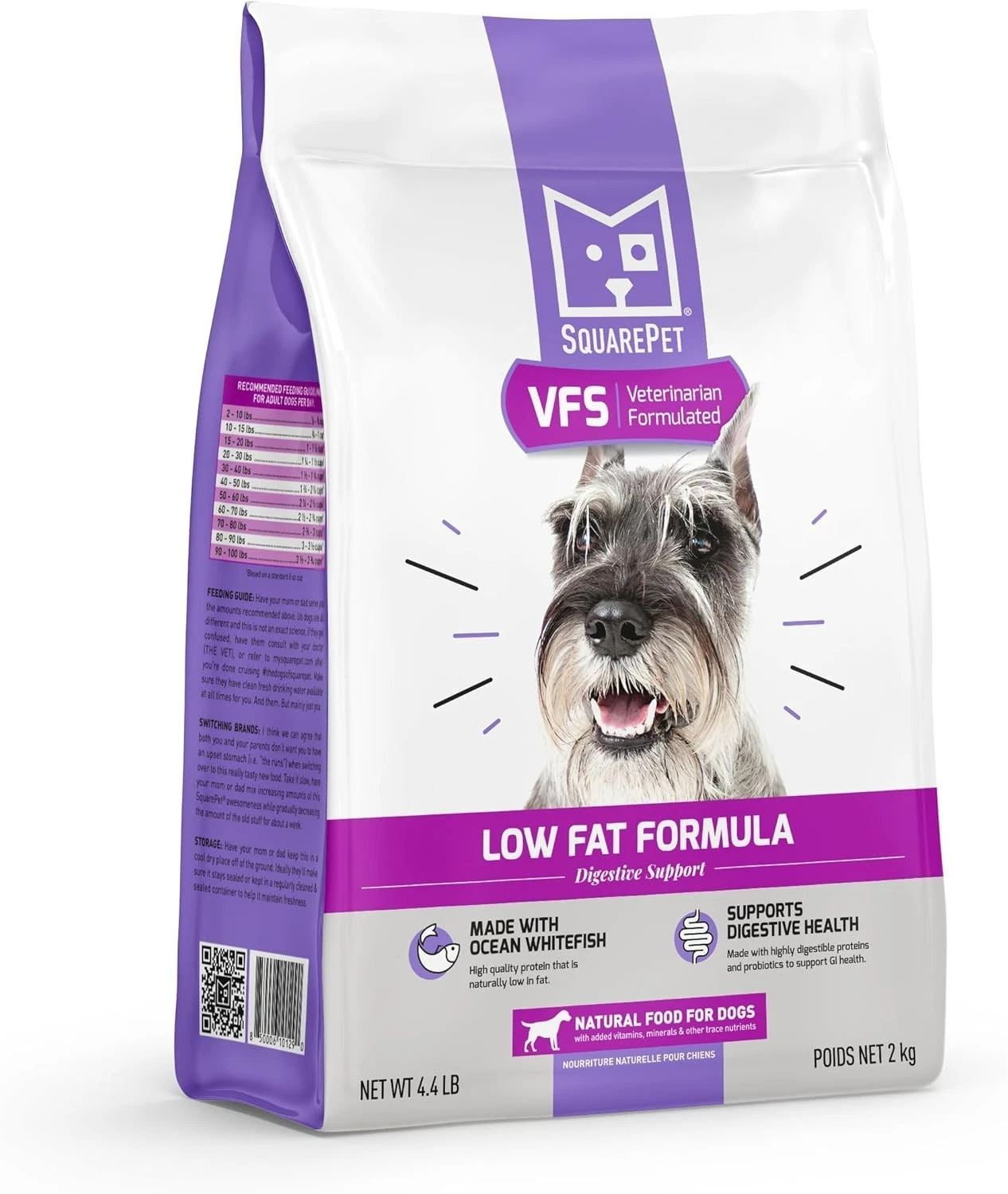 SquarePet Veterinarian Formulated Solutions Low Fat Content Lean Whitefish,.....