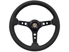 1968-1973 Ford Mustang 14 Black Leather Steering Wheel Kit Gt500 1968-1973 Ford Mustang 14 Black Leather Steering Wheel Kit Gt500