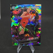 Panini Prizm 2025 Aaliyah Nye #15 Las Vegas Aces Rookie Cracked Ice WNBA Card