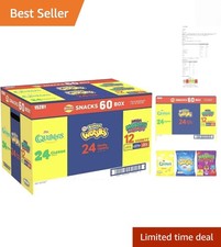60-Pack Walkers Crisps Variety Box - Includes Beef & Pickled Onion Flavors!