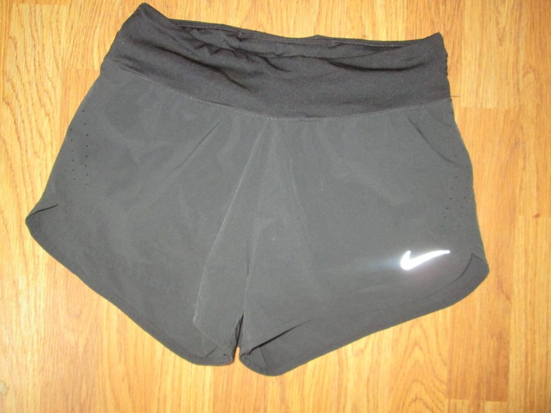 Womens NIKE DRI FIT RUNNING athletic shorts w/ built n liner M md med