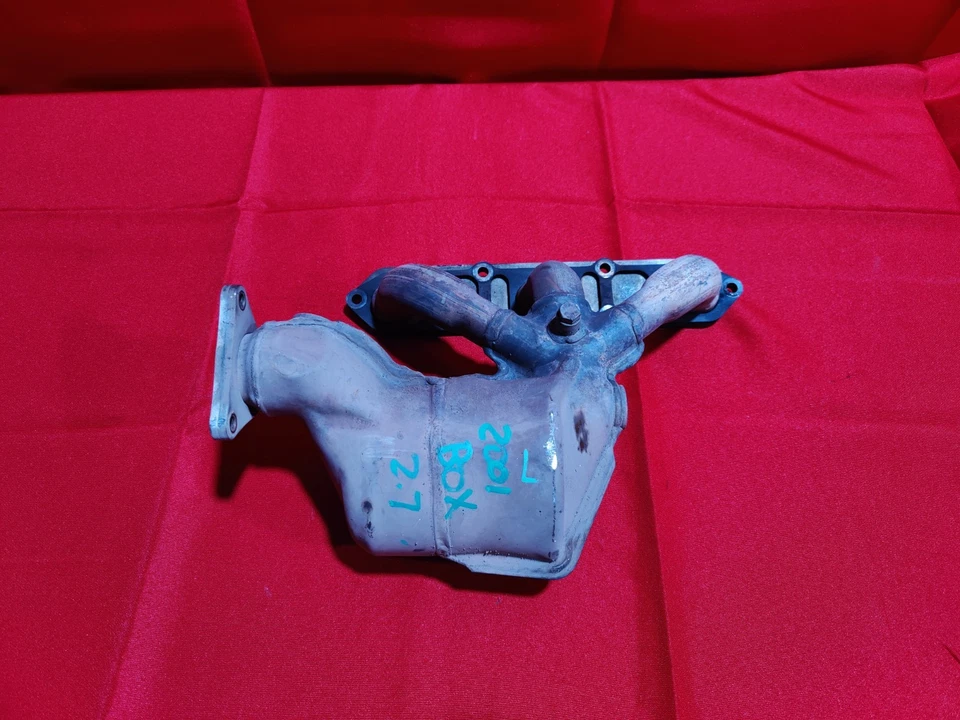 JUEGO RESONADOR SILENCIADOR COLECTOR ESCAPE IZQUIERDO Y DERECHO PORSCHE BOXSTER Foto 2 de 4