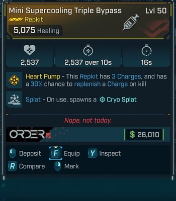 Borderlands 4   Mini Supercooling Triple Bypass   [Splat]