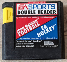 ebay® Auktion 206184266802 | Sega Mega Drive Spiel - EA Hockey & John Madden Football - Double Header Thumbnail of ebay® auction 206184266802 | Sega Mega Drive Spiel - EA Hockey & John Madden Football - Double Header
