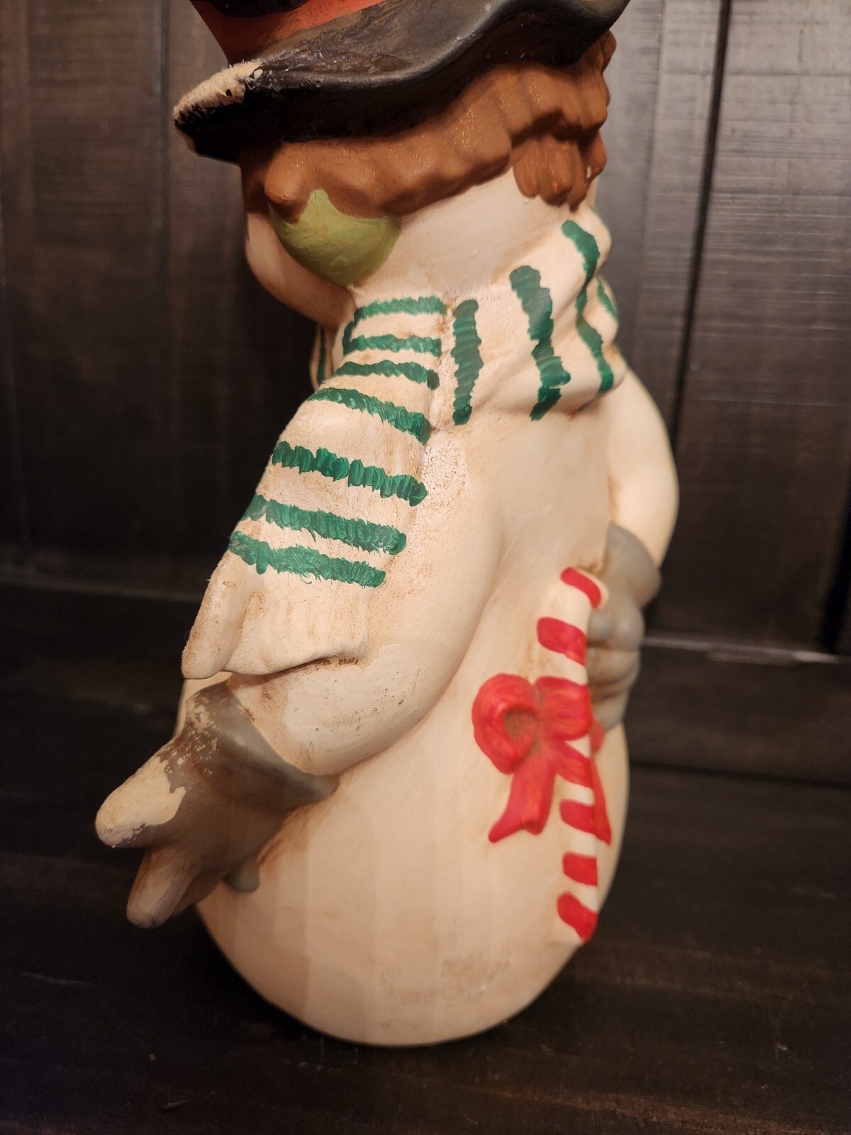 Snowman Frosty Vintage Ceramic Mold 11” Byron Molds