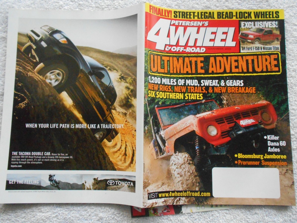 PETERSEN'S 4 WHEEL & OFF-ROAD Magazine-NOVEMBER,2003-ULTIMATE