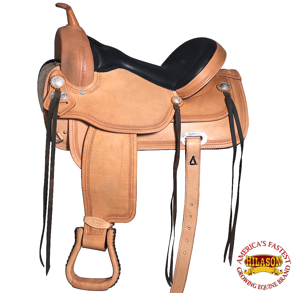 17" Hilason Western Flex árbol Sendero Silla de resistencia 17
