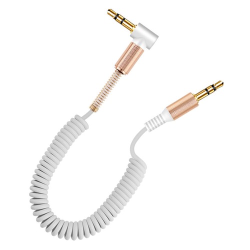 Headphone Cable Cord Jack 3.5mm Male to Male AUX L-Shaped Right Angle - Picture 14 of 16