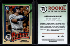 2024 Topps Bowman Baseball Rookie Of The Year Favorites Jasson Dominguez