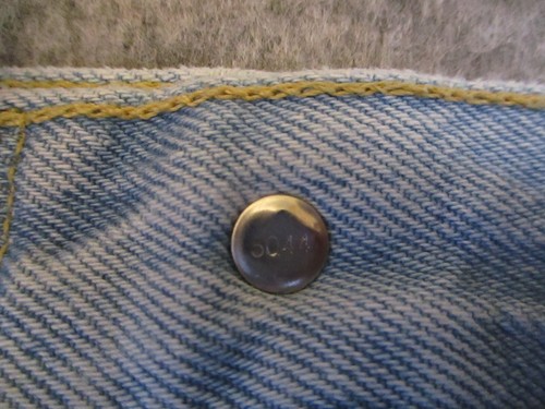 Levis 501 Big E Jeans Mens 29x30 Blue Denim 90s Straight Leg Buttonfly Western - Picture 9 of 17