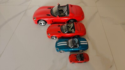 Dodge Viper RT/10 RED 1/12 Scale Diecast Car | Anson JRL